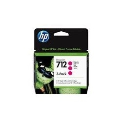 Črnilo HP 712 3-Pack 29-ml Magenta DesignJet Ink Cartridge