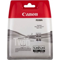 ČRNILO CANON PGI-520 Bk TWIN (2X ČRNA) ZA 2X 350 STRANI