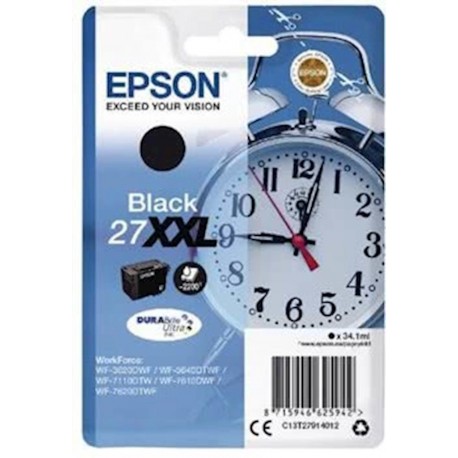 ČRNILO EPSON ČRNO 27XXL ZA WF-3620DWF / WF-7110DTW / WF-7610DWF 34,1ml