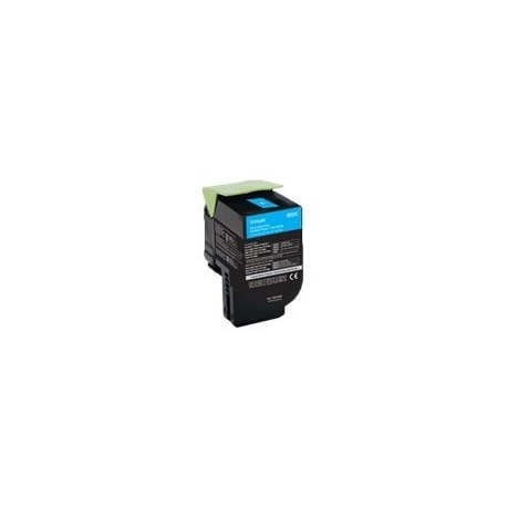Toner LEXMARK 802C toner cartridge cyan low capacity 1.000 pages 1-pack return p