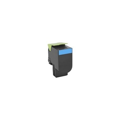 Toner LEXMARK 802HC toner cartridge cyan standard capacity 3.000 pages 1-pack re