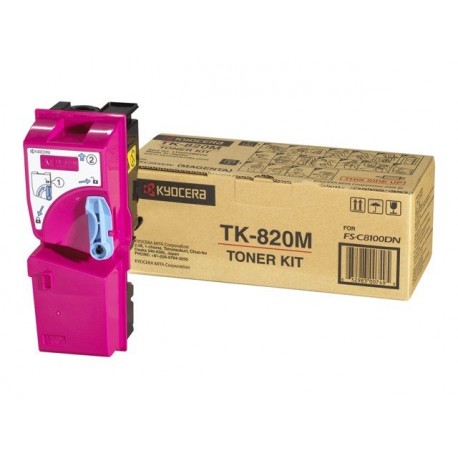 Toner KYOCERA TK-820 toner magenta standard capacity 7.000 pages 1-pack