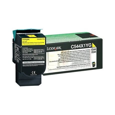 Toner LEXMARK C544 X544 toner cartridge yellow extra high capacity 4.000 pages 1
