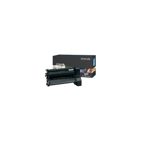 Toner LEXMARK C772 toner cartridge yellow extra high yield 15.000 pages 1-pack