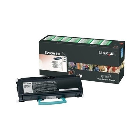 Toner LEXMARK E260A11E E260 E360 E460 toner cartridge black standard capacity 3.