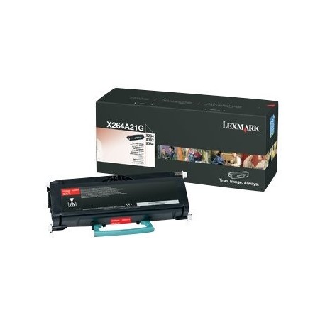 Toner LEXMARK X264 X363 X364 toner cartridge black standard capacity 3.500 pages