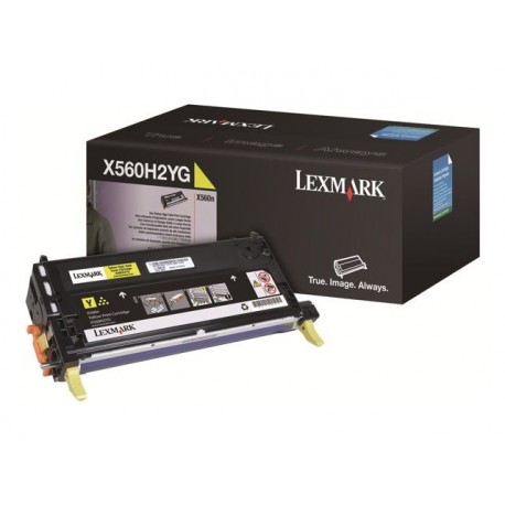 Toner LEXMARK X560 toner cartridge yellow high capacity 10.000 pages 1-pack