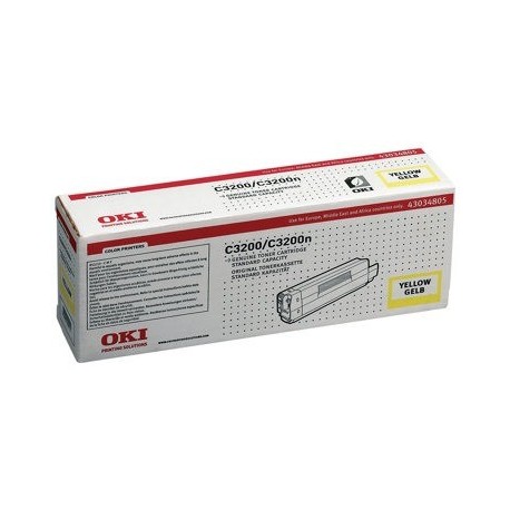 Toner OKI C3200 toner cartridge yellow standard capacity 1.500 pages 1-pack
