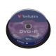 Mediji DVD+R 4.7GB 16x Verbatim Spindle-10 (43498)