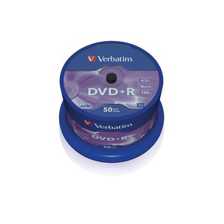 Mediji DVD+R 4,7GB 16x Verbatim Spindle-50 (43550)