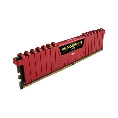 Pomnilnik DDR4 16GB (2x8GB 3000 CORSAIR Vengeance LPX Red Heatspreader