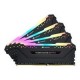 Pomnilnik DDR4 64GB (4x16GB) 2666 CORSAIR Vengeance RGB Pro Black Heat spreader