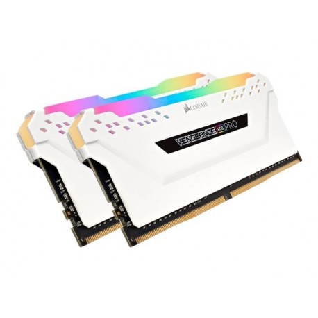 Pomnilnik DDR4 16GB (2x8GB) 2666 CORSAIR Vengeance RGB Pro White Heat Spreader