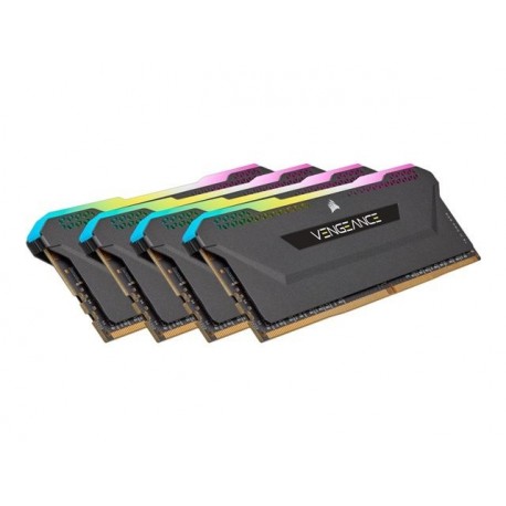 Pomnilnik DDR4 32GB (4x8GB) 3200 CORSAIR VENGEANCE RGB Pro SL Black