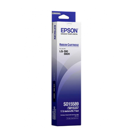 Črnilo EPSON SIDM Black Ribbon Cartridge for LQ-590 (C13S015337)