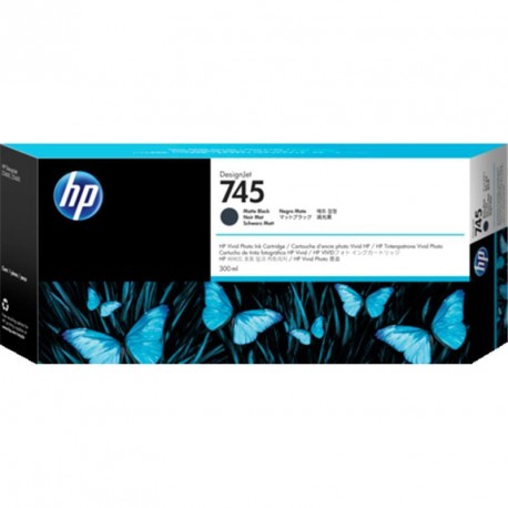 Črnilo HP 745 Ink Cartridge Matte Black 300 ml