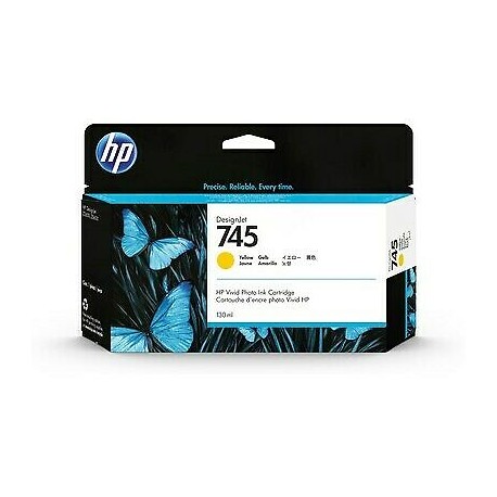 Črnilo HP 745 Ink Cartridge Yellow 130 ml