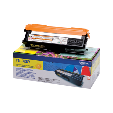Toner BROTHER Toner TN-328 yellow