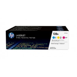 Toner HP 128A original toner cartridge cyan, magenta and yellow standard capacit