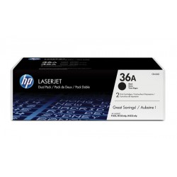 Toner HP 36AD LaserJet original toner cartridge black standard capacity 2 x 2000