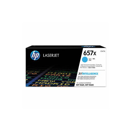 Toner HP 657X LaserJet Original Toner Cartridge Cyan High Yield