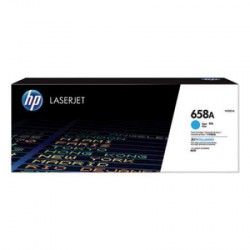 Toner HP 658A Cyan LaserJet Toner Cartridge