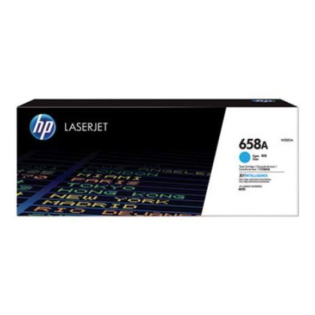 Toner HP 658A Cyan LaserJet Toner Cartridge