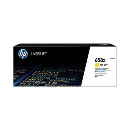 Toner HP 658X Yellow LaserJet Toner Cartridge