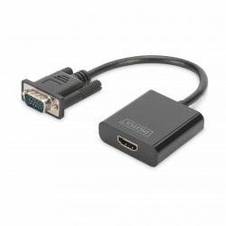 Adapter VGA M - HDMI Ž + avdio Digitus DA-70473