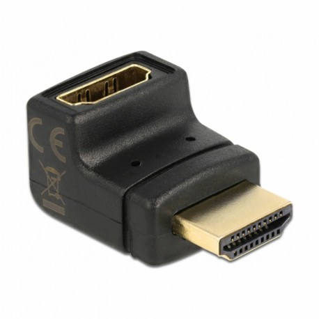 Adapter HDMI M - HDMI Ž 19-pin kotni 270° Delock 9707021