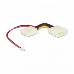 Adapter DC 1x Molex M- 1x Molex Ž+3pin Ž za SATA DOM  Delock 9765028