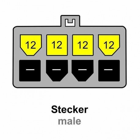 Adapter DC P4 na P8 EPS 0,15m Delock 9710011