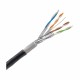 Kabel CAT.6A STP 4x2 AWG23 550Mhz Euroclass Eca 500m ZUNANJI KELine 9001048