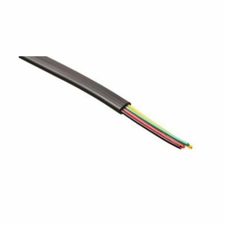 Kabel Flat AWG 26-4 črn 100m kolut Digitus 7805004