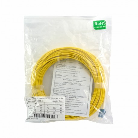 Optični patch SM PK-9 LC/LC 30m EFB 7950077