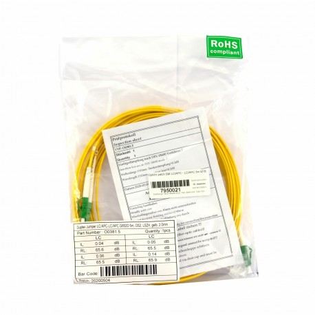 Optični patch SM LC/APC - LC/APC 5m EFB 7950021