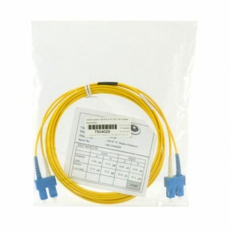 Optični patch SM PK-9 SC-SC  3m Duplex Leviton 7904029
