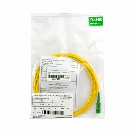 Optični patch SM SC/APC - SC/APC  3m EFB 7950094