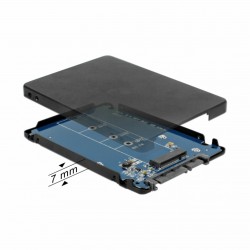 Adapter SATA - M.2 z ohišjem Delock 9702037