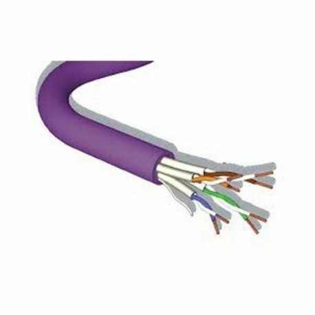 Kabel CAT.6A 10GPlus U/FTP 4x2 AWG23 Eca 500m kolut vijoličen Leviton 9024002