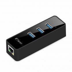 Pretvornik USB 3.0 - Mrežni UTP GIGA 10/100/1000 Mbps +Hub USB Fantec