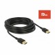 DisplayPort kabel 5m 8K 60Hz Delock črn