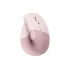 Miška Logitech Lift Vertical Ergonomic, roza