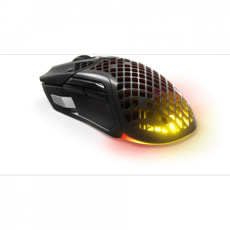 Miška SteelSeries brezžična Aerox 5 črna