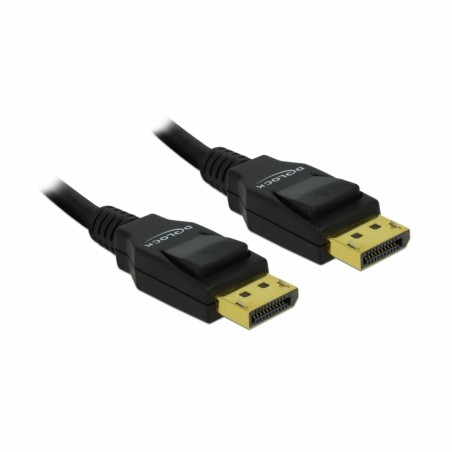 DisplayPort kabel 1m 4K 60Hz 20-pin povezan Delock črn 8531091