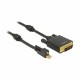 DisplayPort mini - DVI kabel 5m aktivni 4K vgradni Delock 8531078