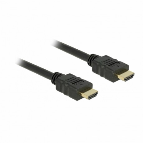 HDMI kabel z mrežno povezavo   1m Delock črn High Speed 3D 4K 8530096