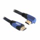 HDMI kabel z mrežno povezavo kotni 5m 4K vijola Delock 8530108