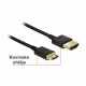 HDMI-HDMI Mini kabel z mrežno pove.  2m Delock črn 3D 4K slim 8530138