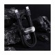 Kabel Apple USB C/Lightning 1m PD 20W Cafule siv+črn pleten Baseus 8556038